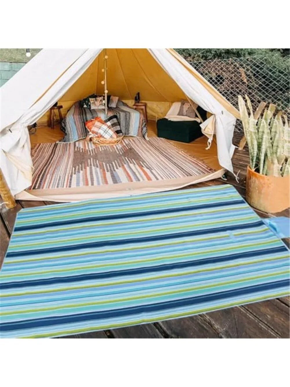 Waterproof Outdoor Blanket Beach Picnic Mat Camping Blanket Sandproof Foldable